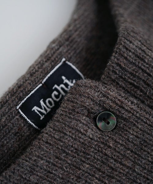  Mochiモチlib knit vest [ma26kn-02/dark mocha]