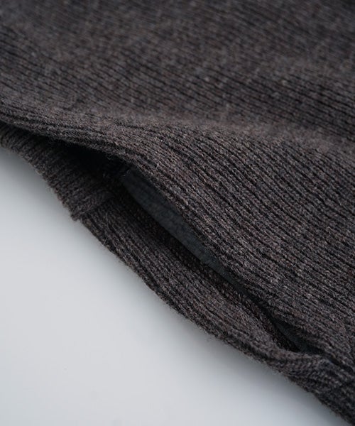  Mochiモチlib knit vest [ma26kn-02/dark mocha]
