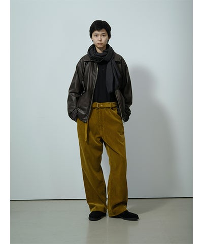 YOKO SAKAMOTOヨーコサカモトZIP BLOUSONBROWN - FG YS - 26AW - 05