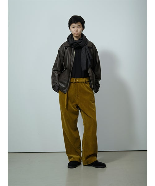  YOKO SAKAMOTOヨーコサカモトZIP BLOUSONBROWN - FG YS - 26AW - 05