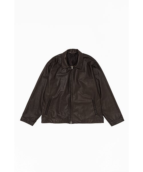  YOKO SAKAMOTOヨーコサカモトZIP BLOUSONBROWN - FG YS - 26AW - 05