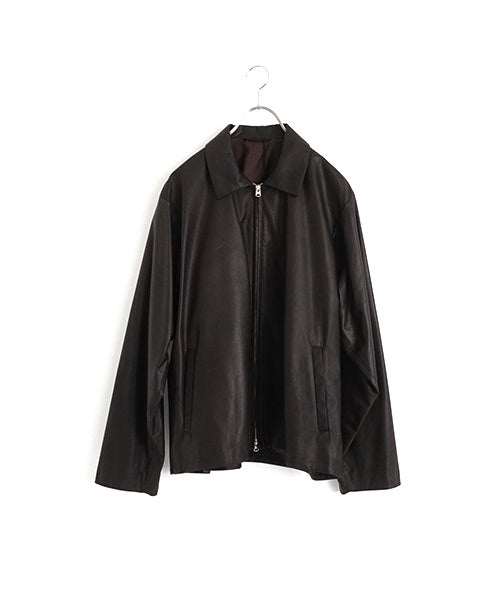  YOKO SAKAMOTOヨーコサカモトZIP BLOUSONBROWN - FG YS - 26AW - 05