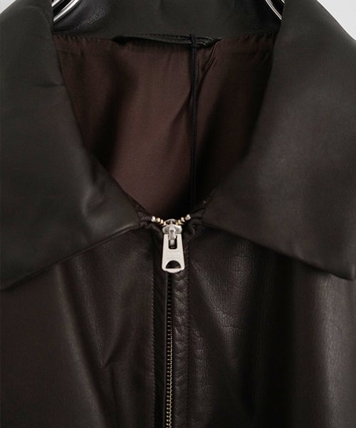  YOKO SAKAMOTOヨーコサカモトZIP BLOUSONBROWN - FG YS - 26AW - 05
