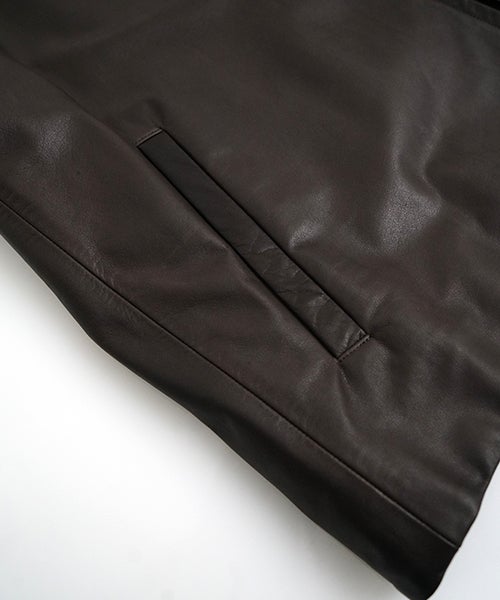  YOKO SAKAMOTOヨーコサカモトZIP BLOUSONBROWN - FG YS - 26AW - 05