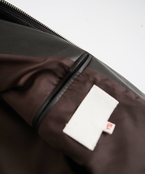  YOKO SAKAMOTOヨーコサカモトZIP BLOUSONBROWN - FG YS - 26AW - 05