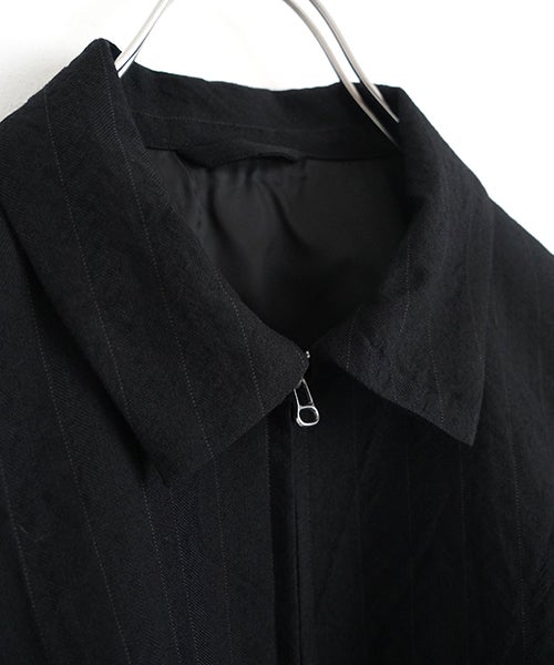 YOKO SAKAMOTOヨーコサカモトZIP BLOUSON　BLACK YS - 26AW - 15　