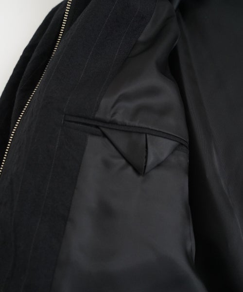 YOKO SAKAMOTOヨーコサカモトZIP BLOUSON　BLACK YS - 26AW - 15　