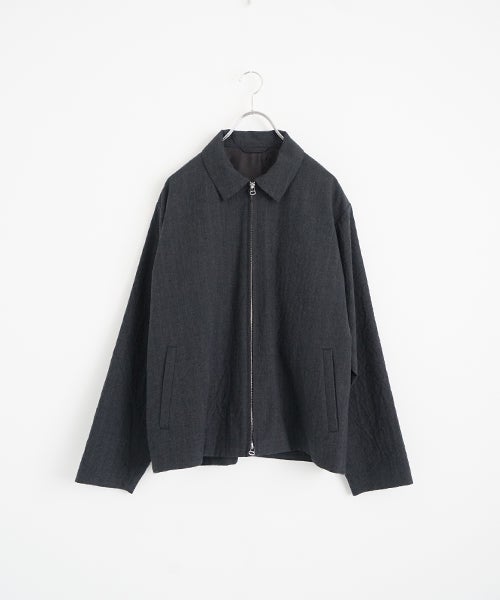 YOKO SAKAMOTOヨーコサカモトZIP BLOUSONCHARCOAL GRAY YS - 26AW - 15　