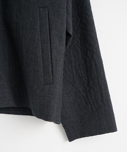 YOKO SAKAMOTOヨーコサカモトZIP BLOUSONCHARCOAL GRAY YS - 26AW - 15　