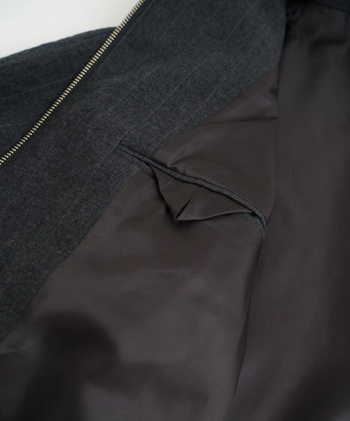 YOKO SAKAMOTOヨーコサカモトZIP BLOUSONCHARCOAL GRAY YS - 26AW - 15　