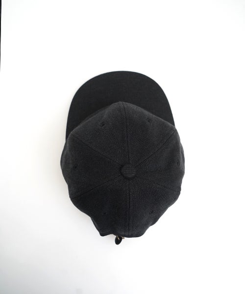YOKO SAKAMOTOヨーコサカモトGIFT SHOP CAP MAX HIGH COUNT HEMP　[BLACK/YS - 26AW - GS - CAP