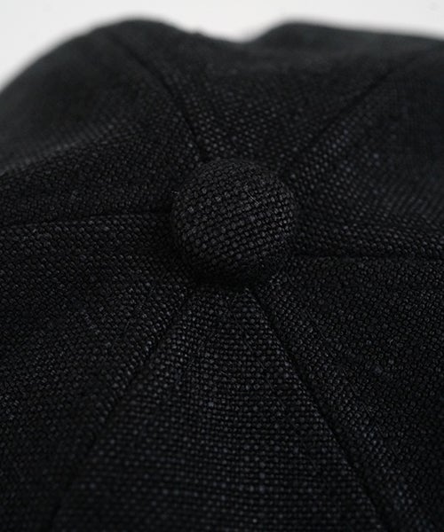 YOKO SAKAMOTOヨーコサカモトGIFT SHOP CAP MAX HIGH COUNT HEMP　[BLACK/YS - 26AW - GS - CAP