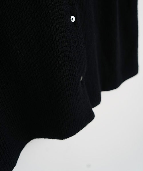  Mochiモチlib knit vest [ma26kn-02/black]