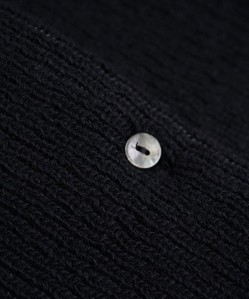  Mochiモチlib knit vest [ma26kn-02/black]