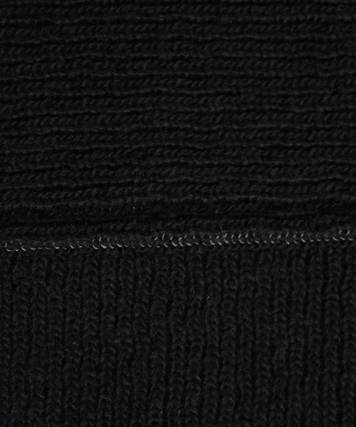 Mochiモチlib knit vest [ma26kn-02/black]