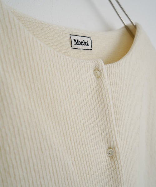 Mochiモチlib knit vest [ma26kn-02/off white]
