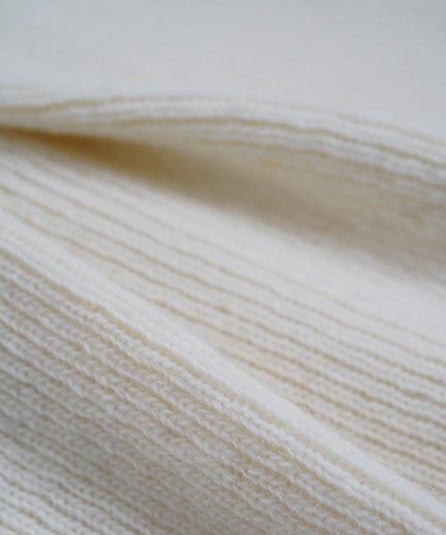 Mochiモチlib knit vest [ma26kn-02/off white]