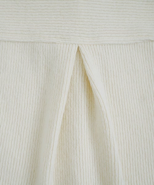 Mochiモチlib knit vest [ma26kn-02/off white]