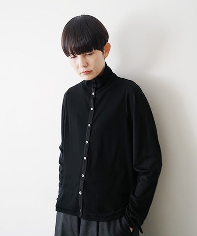 Mochiモチfront lib knit [black/ma26-kn-01 ] 