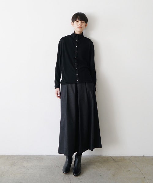 Mochiモチfront lib knit [black/ma26-kn-01 ] 