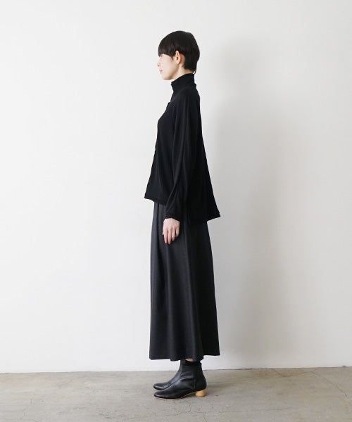 Mochiモチfront lib knit [black/ma26-kn-01 ] 