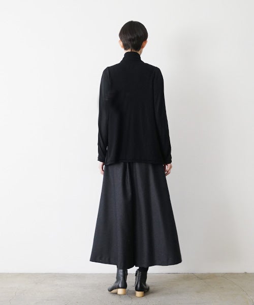Mochiモチfront lib knit [black/ma26-kn-01 ] 