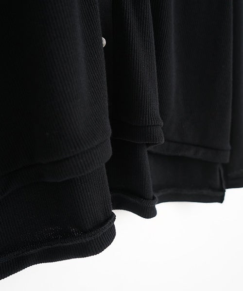 Mochiモチfront lib knit [black/ma26-kn-01 ] 