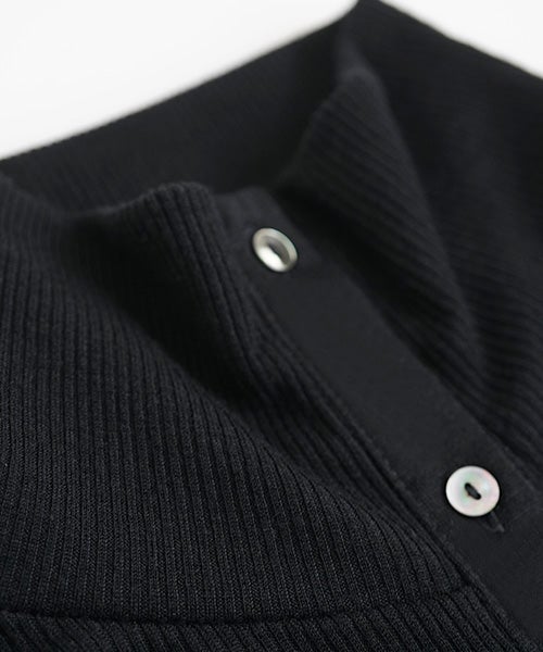 Mochiモチfront lib knit [black/ma26-kn-01 ] 