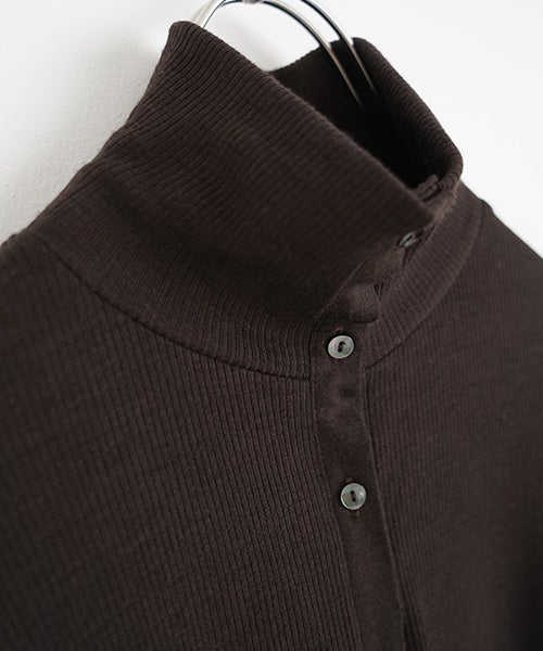  Mochiモチfront lib knit [dark mocha/ma26-kn-01 ] 