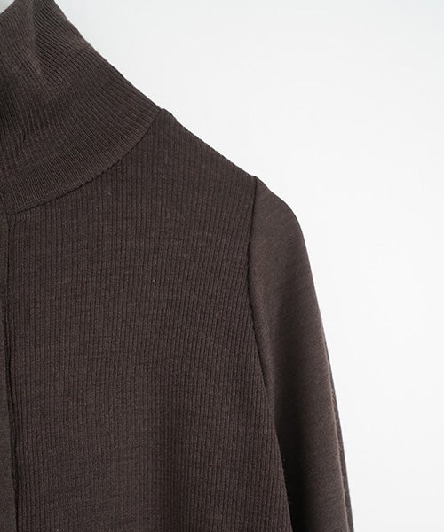  Mochiモチfront lib knit [dark mocha/ma26-kn-01 ] 