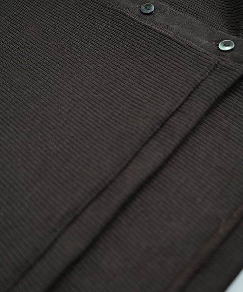  Mochiモチfront lib knit [dark mocha/ma26-kn-01 ] 