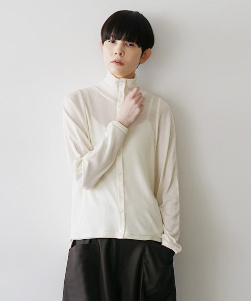 Mochiモチfront lib knit [ off white/ma26-kn-01 ]