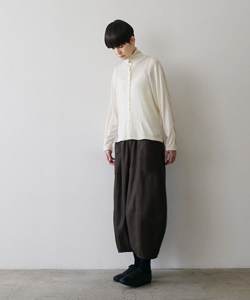 Mochiモチfront lib knit [ off white/ma26-kn-01 ]