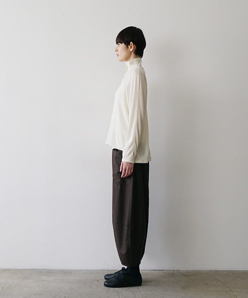 Mochiモチfront lib knit [ off white/ma26-kn-01 ]