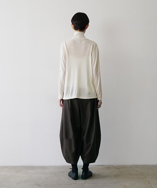 Mochiモチfront lib knit [ off white/ma26-kn-01 ]