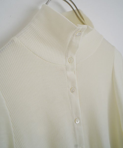 Mochiモチfront lib knit [ off white/ma26-kn-01 ]