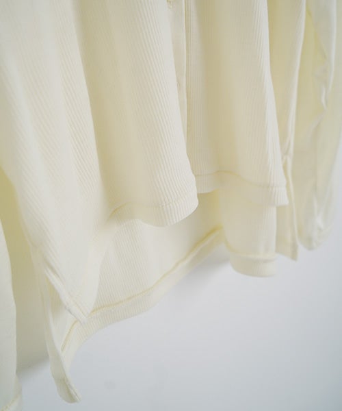Mochiモチfront lib knit [ off white/ma26-kn-01 ]