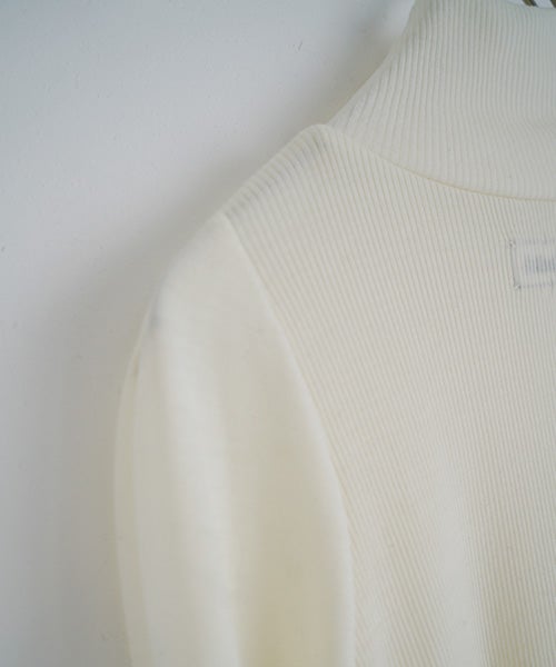 Mochiモチfront lib knit [ off white/ma26-kn-01 ]