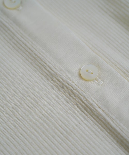 Mochiモチfront lib knit [ off white/ma26-kn-01 ]