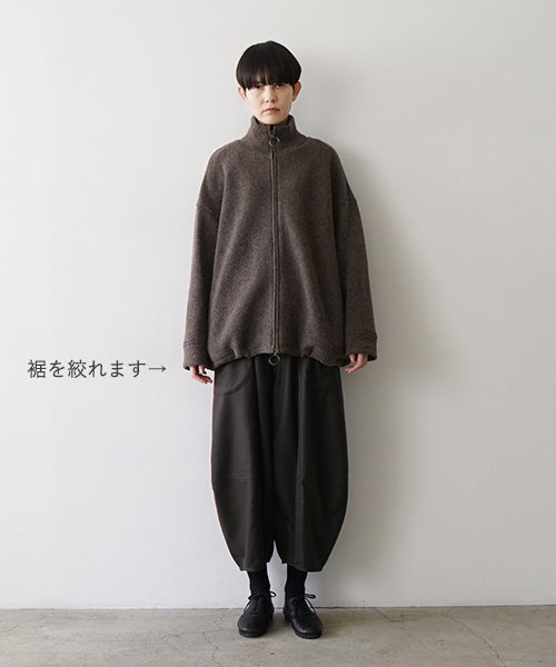 Mochiモチrib knit cardigan [dark mocha/ma26-kn-03] 