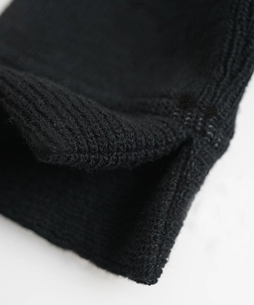  Mochiモチrib knit cardigan [black/ma26-kn-03]