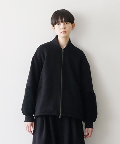 Mochiモチsweat blouson [black/ma25hm-jk-01]