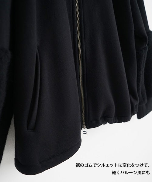 Mochiモチsweat blouson [black/ma25hm-jk-01]