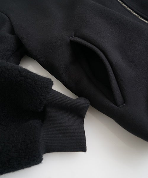 Mochiモチsweat blouson [black/ma25hm-jk-01]
