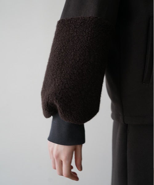Mochiモチsweat blouson [darK kmocha/ma25hm-jk-01]