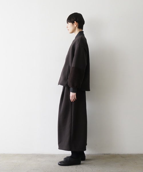 Mochiモチsweat blouson [darK kmocha/ma25hm-jk-01]