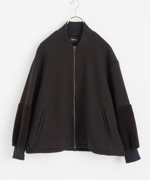 Mochiモチsweat blouson [darK kmocha/ma25hm-jk-01]