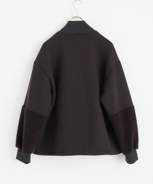 Mochiモチsweat blouson [darK kmocha/ma25hm-jk-01]