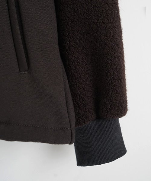Mochiモチsweat blouson [darK kmocha/ma25hm-jk-01]