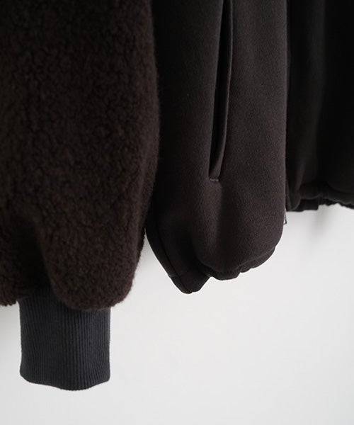 Mochiモチsweat blouson [darK kmocha/ma25hm-jk-01]